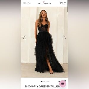 Hello Molly Elegantly Dressed Tulle Maxi Dress